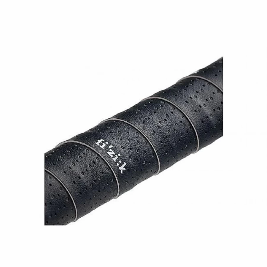 Fizik Tempo Microtex Classic Black Handlebar Tape 2mm - High Grip Cycling Bar Tape for Road Bikes