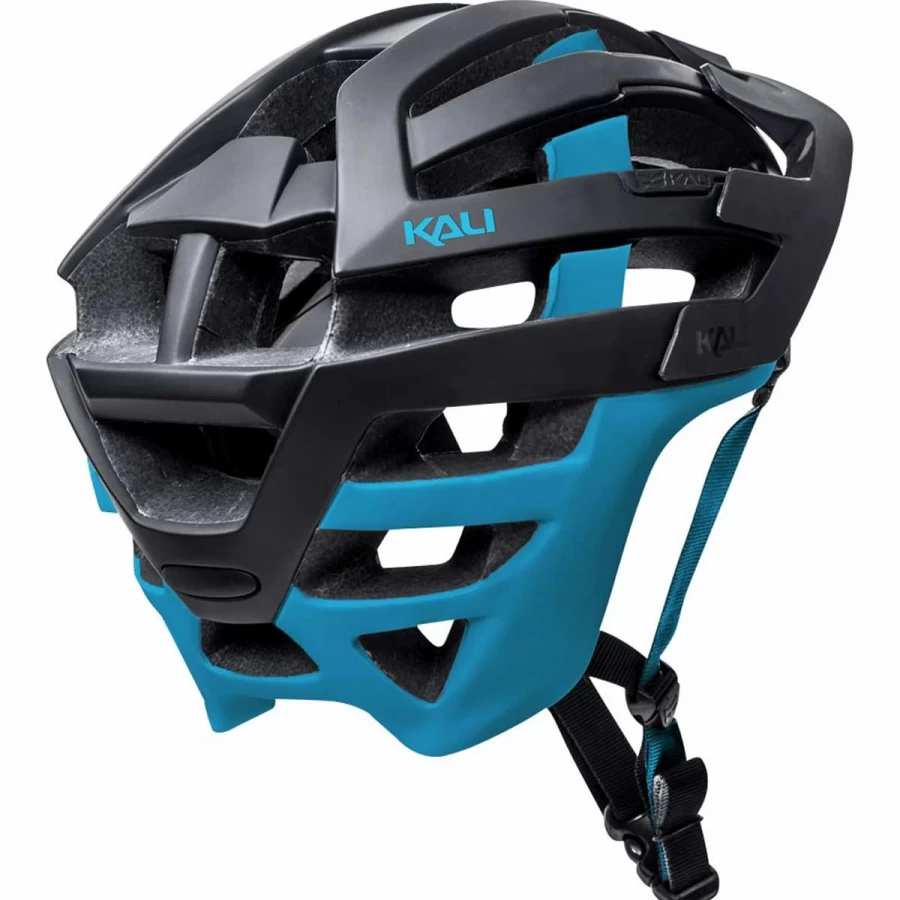 Kali Interceptor Bike Helmet Matte Black/Blue - Lightweight MTB & Road Cycling Helmet for Men & Women - M/L Size