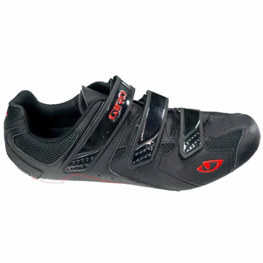 Giro Treble Men's Road Bike Cycling Shoes - Black, White, Red for Performance Riding