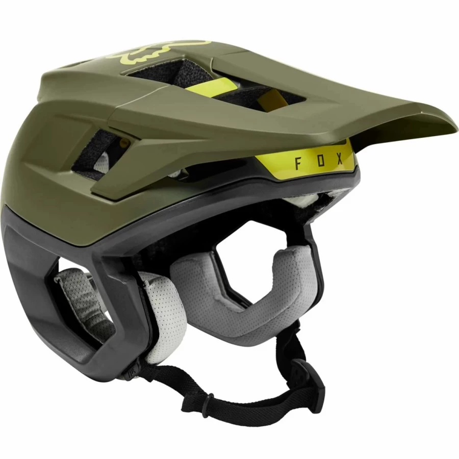 Fox Racing Dropframe Pro Mountain Bike Helmet - Lightweight, Ventilated MTB Cycling Gear for Men & Women