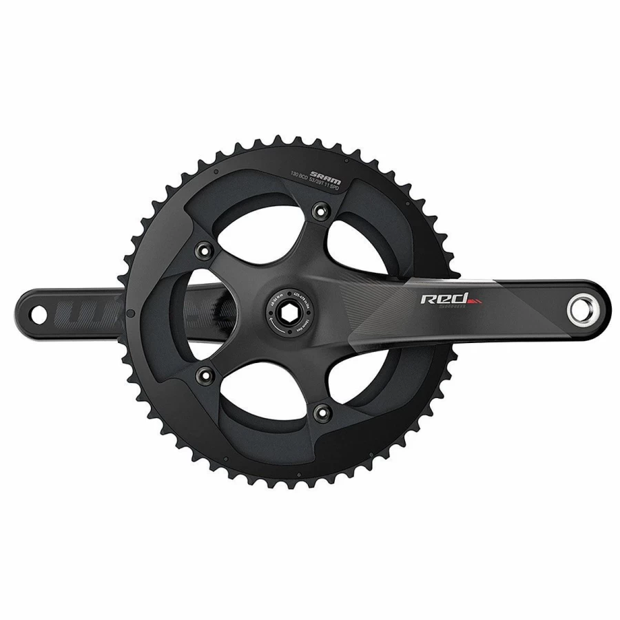 SRAM RED 11-Speed BB30 Crankset - 2022 Model - Lightweight Performance Crankset for Road Bikes